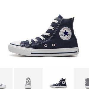 Blue High Top Converse